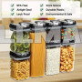 Набір ємностей для сипучих продуктів Food Storage Container Set 7 шт + пакети для їжі 100 шт